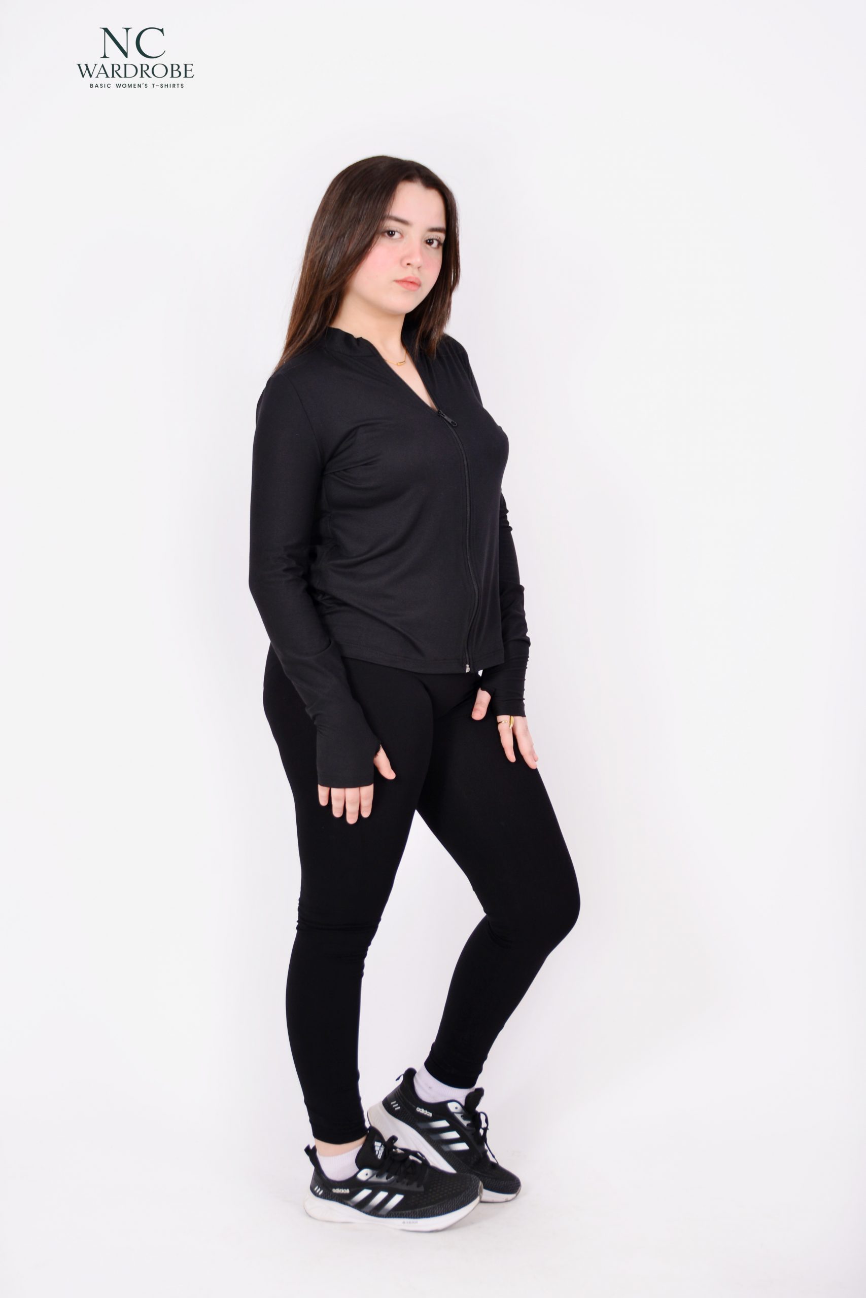 FULL ZIPPER SPORT TOP