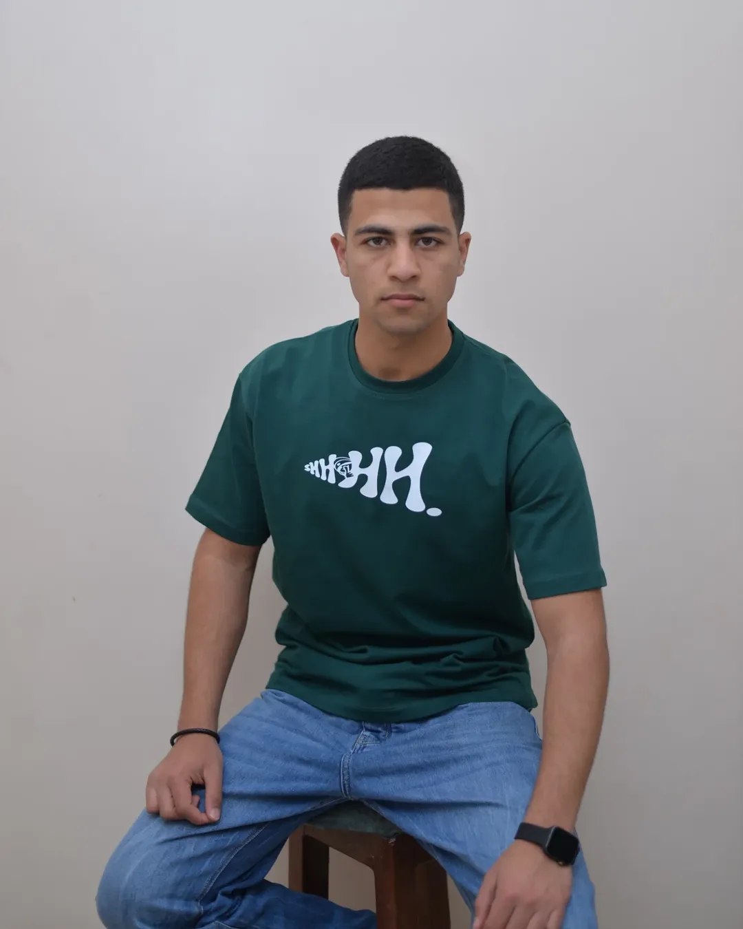 dark green t-shirt