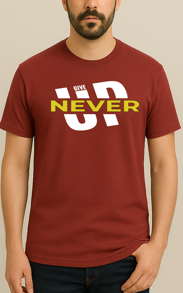 Maroon T-Shirt NGU Front