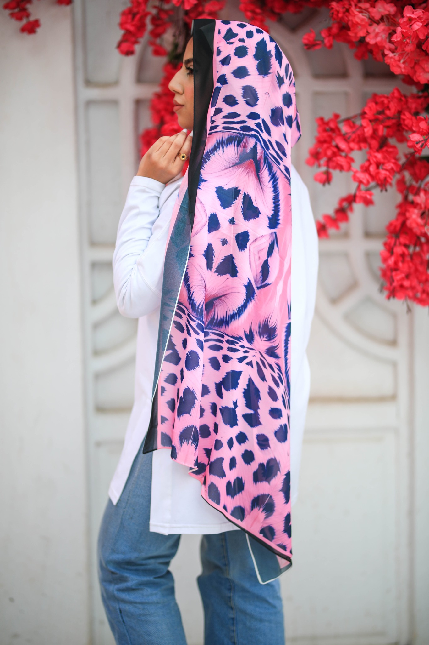 Digital Printed Chiffon Hijab Scaf