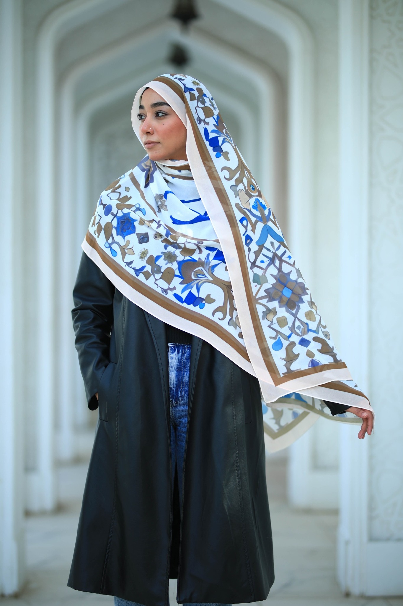 Digital Printed Chiffon Hijab Scaf