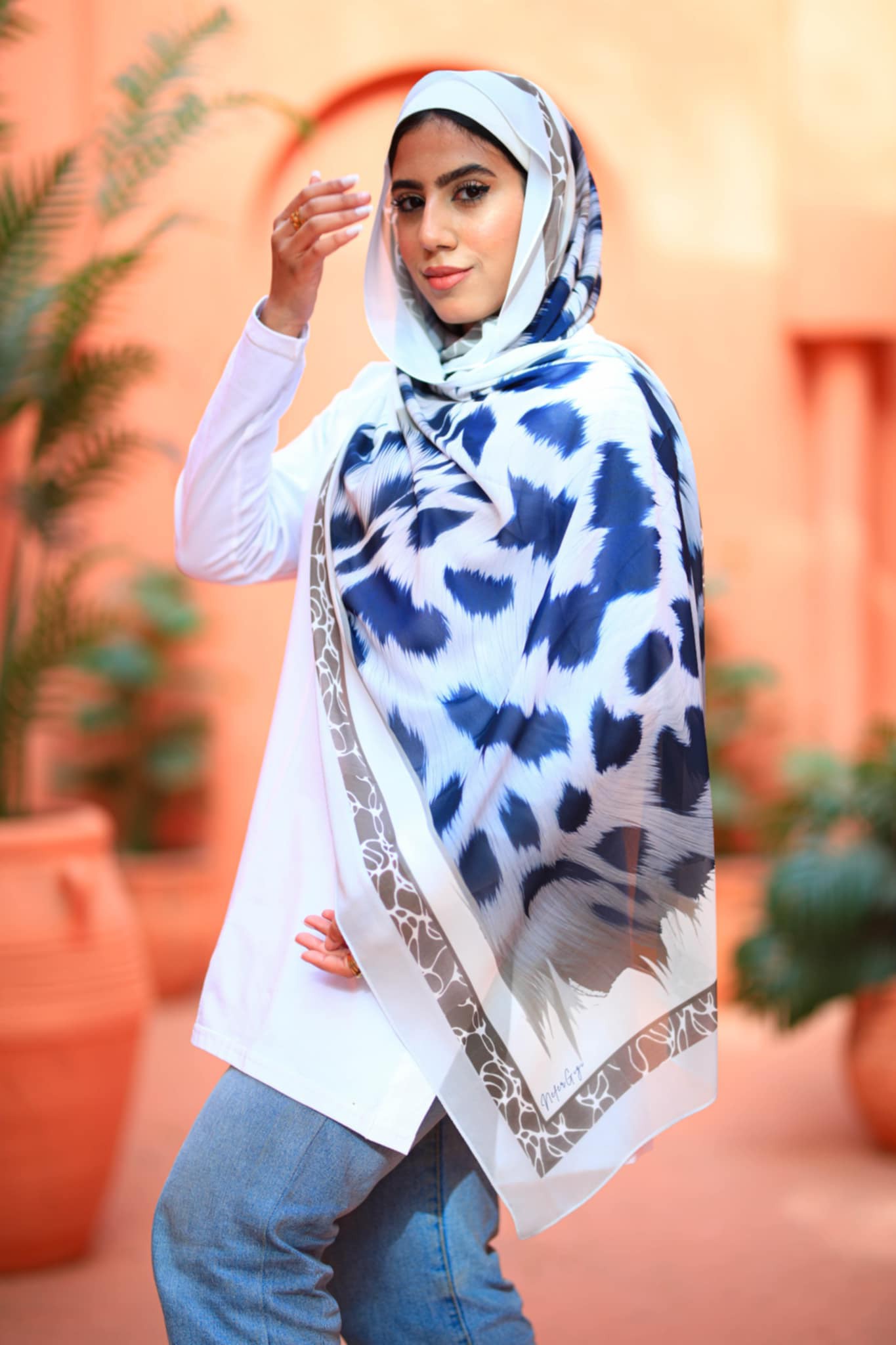 Digital Printed Chiffon Hijab Scaf