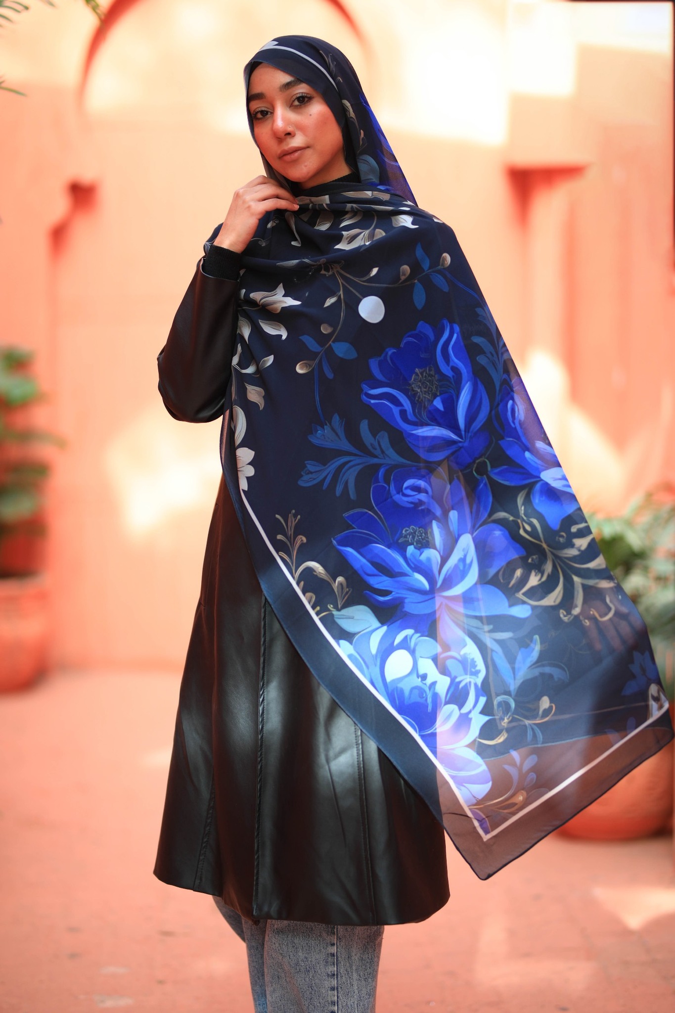 Digital Printed Chiffon Hijab Scaf