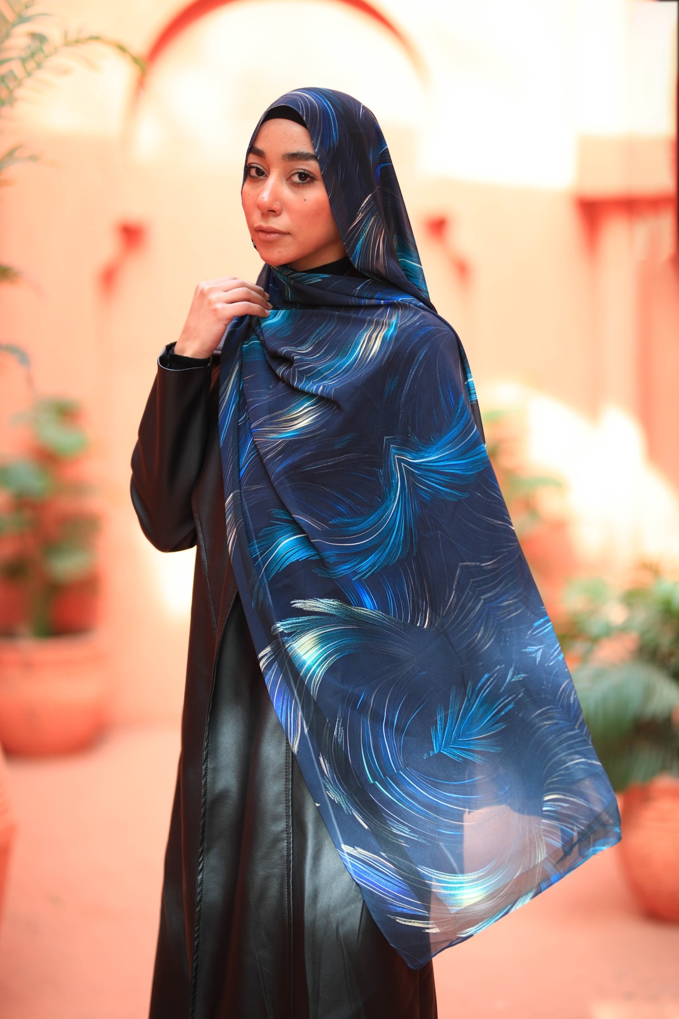 Digital Printed Chiffon Hijab Scaf