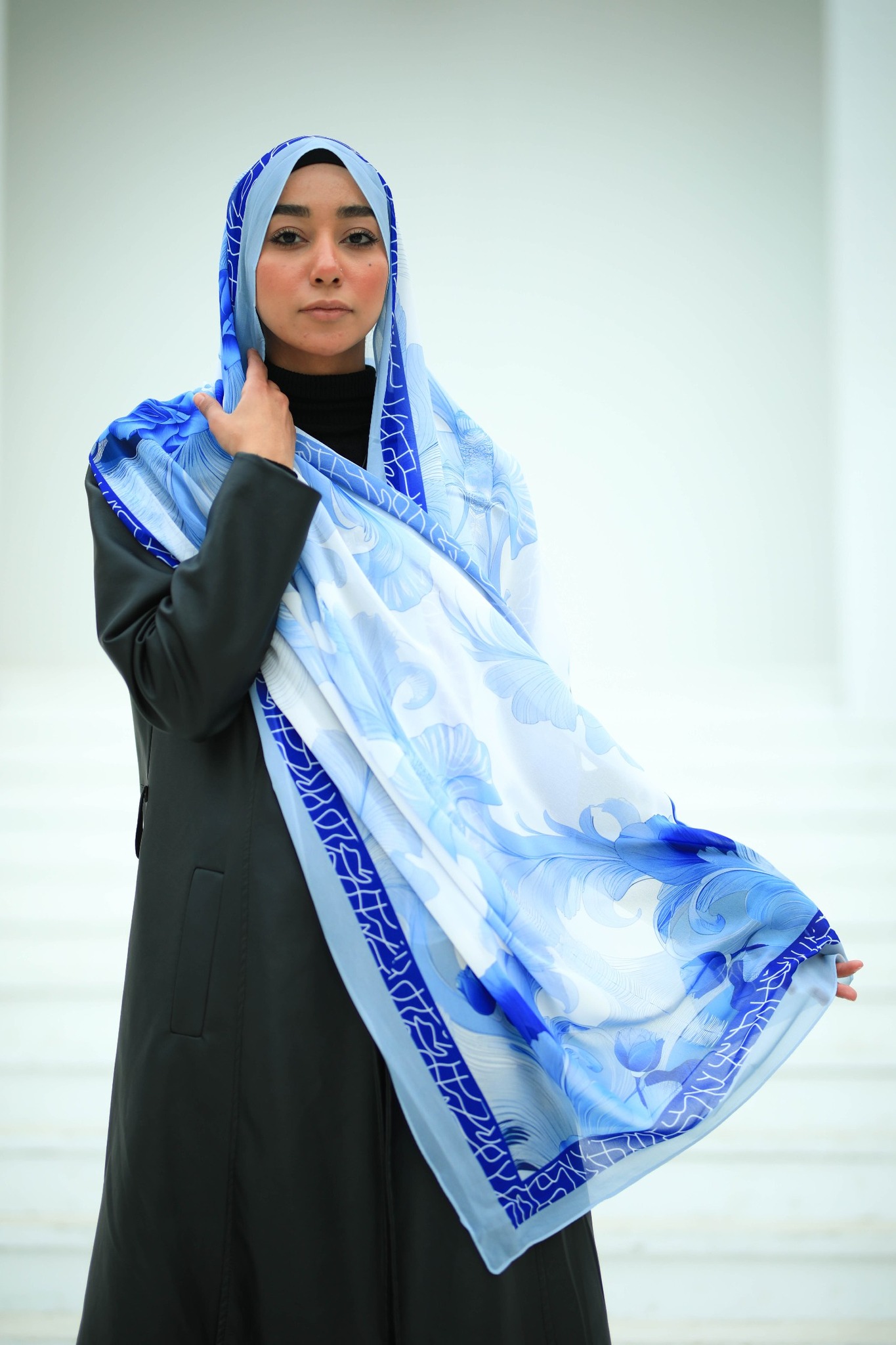 Digital Printed Chiffon Hijab Scaf