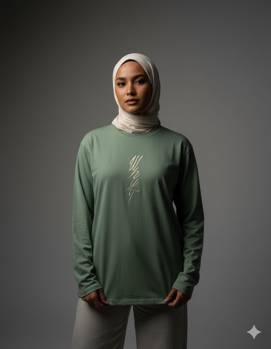 light olive tee